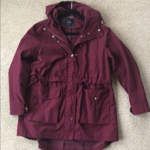 Like NEW, J Crew Rain Jacket